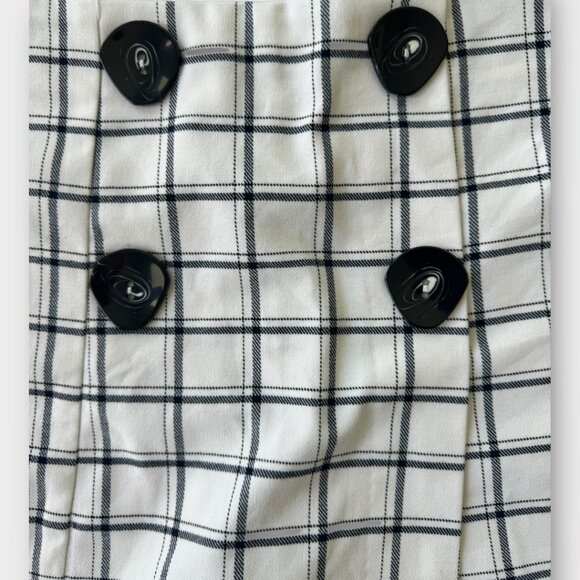 Zara plaid pattern skirt / shorts (skort) women's size med - Picture 3 of 4